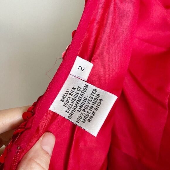 Scala Red Sequin Mini Dress - Picture 7 of 7